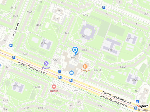 Центр красоты "Оазис" на карте