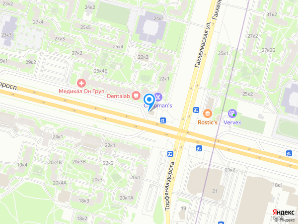 Пластическая клиника MedSwiss на карте