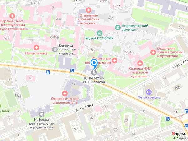 Петроградец на карте