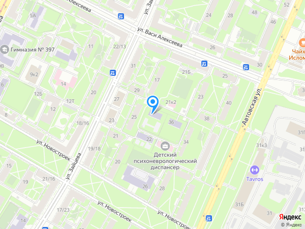 Детский сад 51, Кировский район на карте