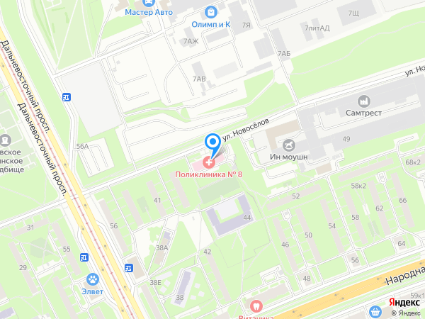 Стоматология ТОНКЛАВ на карте
