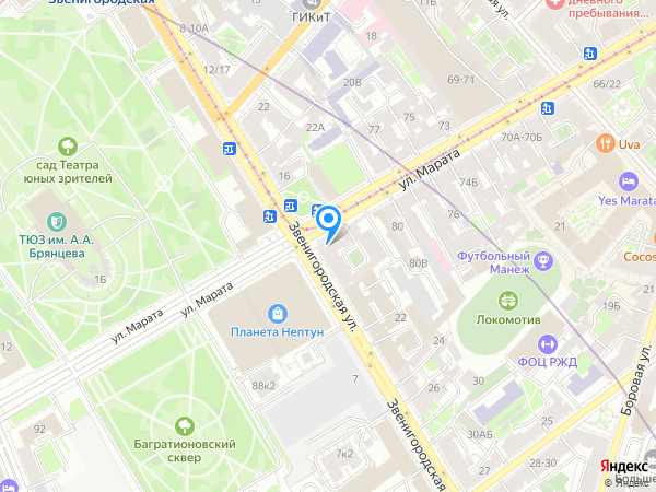 Детский сад 424, Центральный район на карте