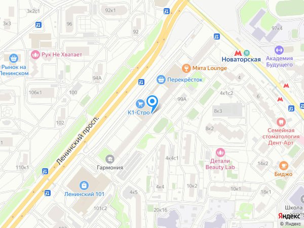 Академия Стоматологии на карте