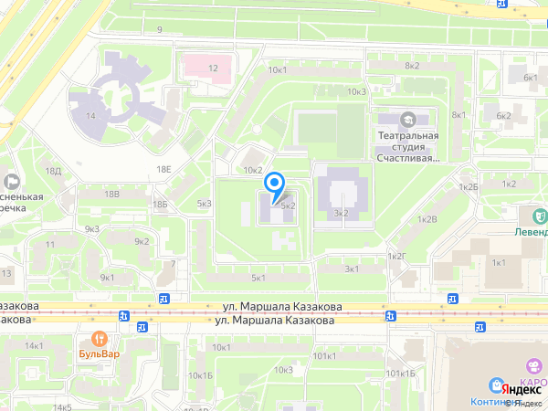 Детский сад 53, Кировский район на карте