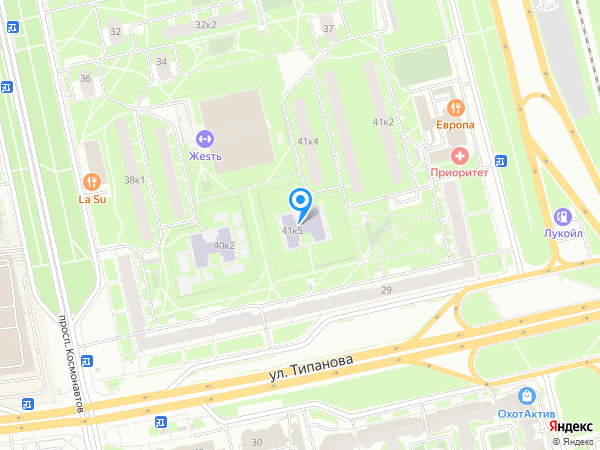 Детский сад 24, Московский район на карте
