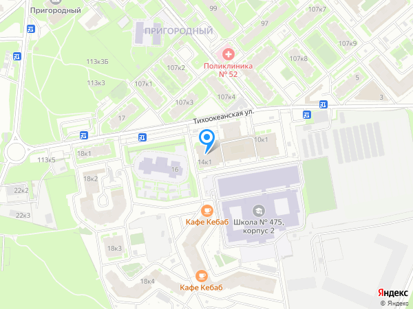 Офис продаж ЖК "Парголово" на карте