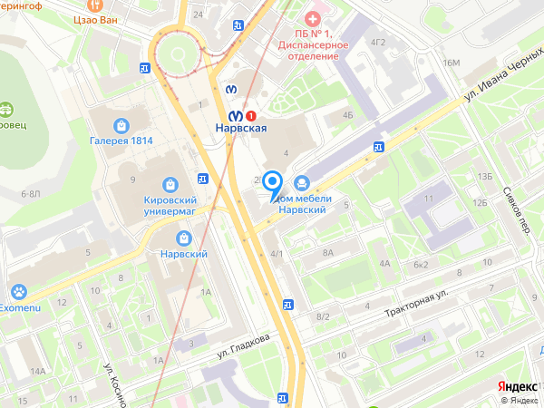«Почин СПб» на карте