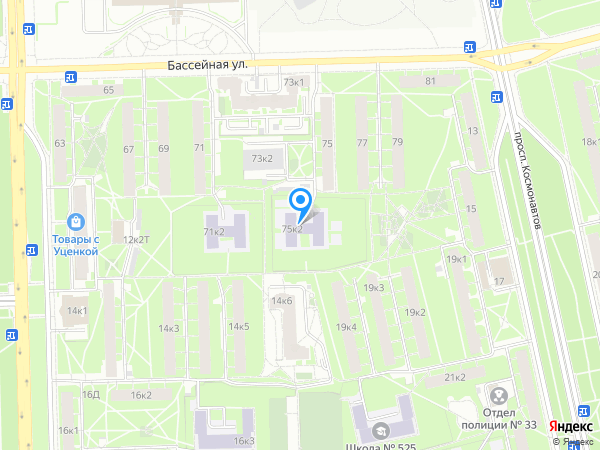 Детский сад 21, Московский район на карте
