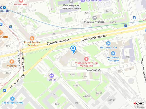 Юлистом на карте
