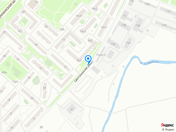 Детскосельский на карте