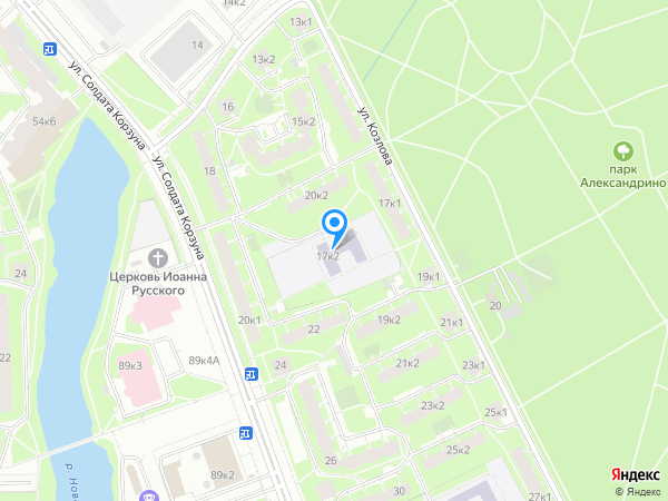 Детский сад 29, Кировский район на карте