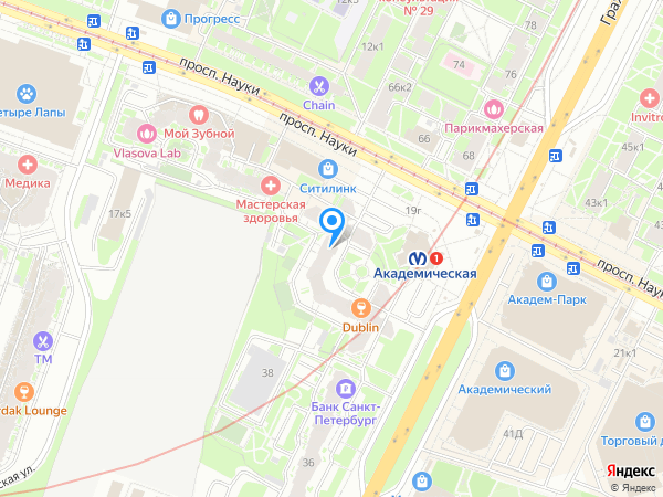 Салон красоты Эстетик клуб на карте