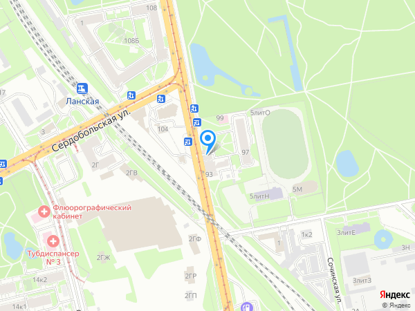 Санкт-Петербургский центр дверей на карте