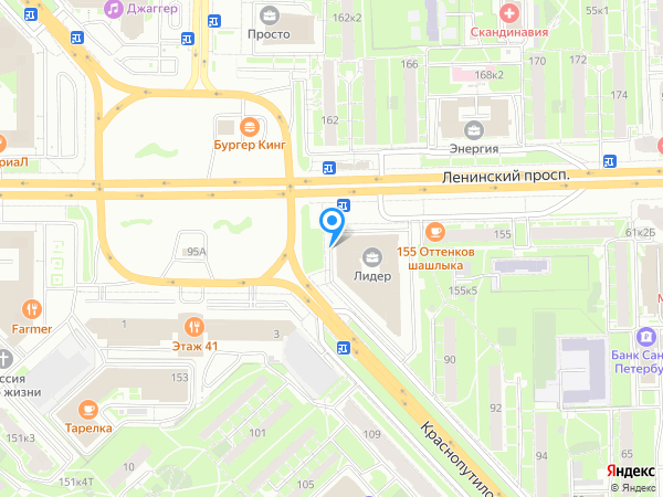 Спортстудия на карте