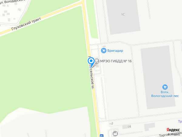 Трубавоз на карте