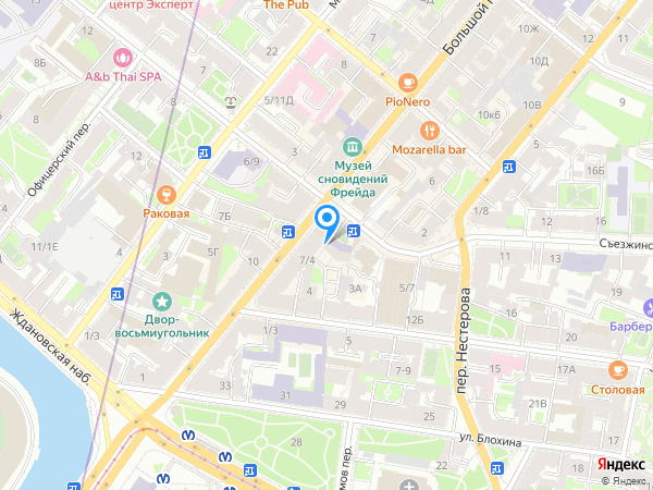 Детский сад 45, Петроградский район на карте