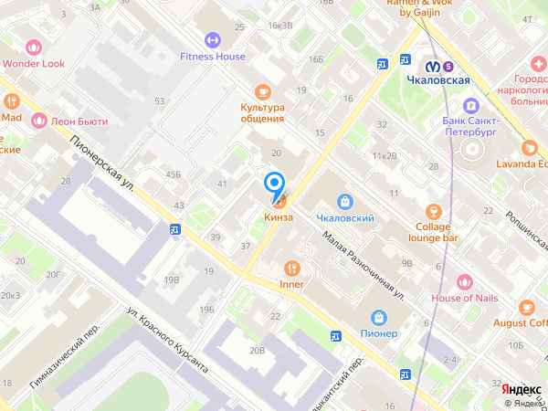 Атмосфера friends на карте
