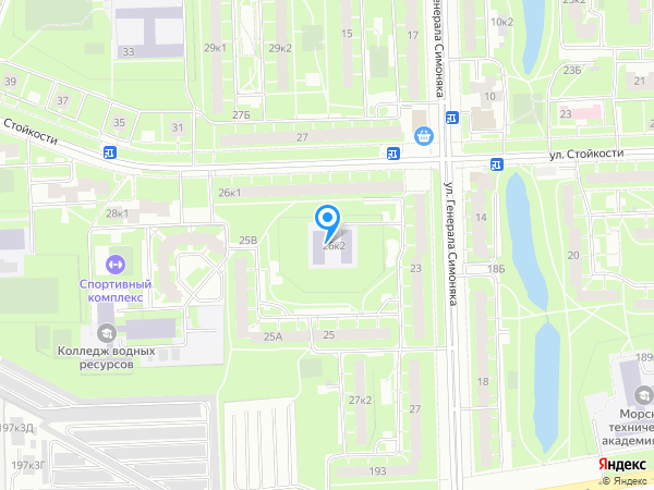 Детский сад 63, Кировский район на карте