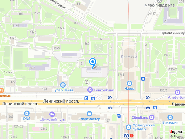 Детский сад 10, Кировский район на карте