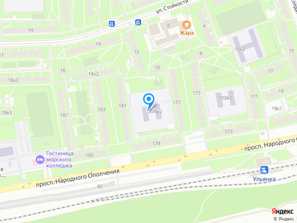 Детский сад 46, Кировский район на карте