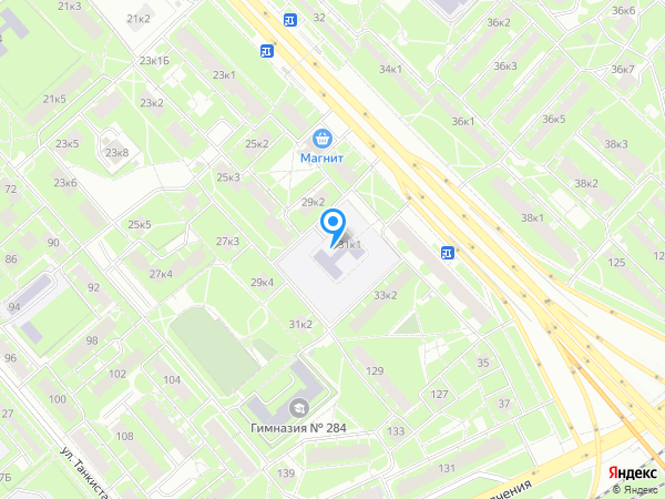 Детский сад 28, Кировский район на карте