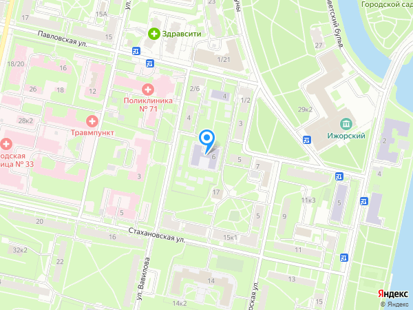 Детский сад 59, Колпинский район на карте