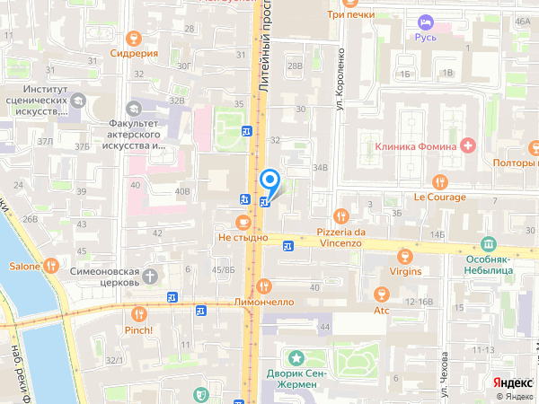 FX Bar на карте