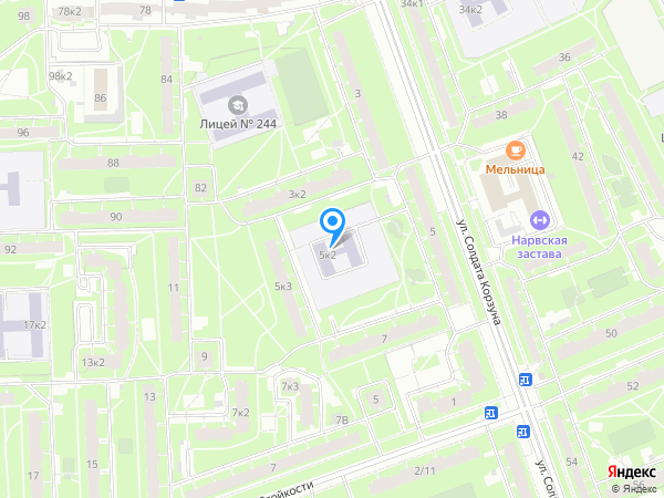 Детский сад 31, Кировский район на карте