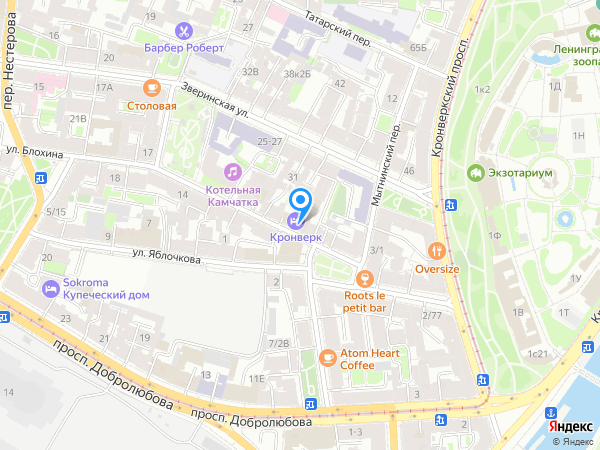 Апарт-отель Кронверк на карте