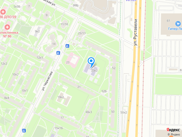 Детский сад 61, Калининский район на карте
