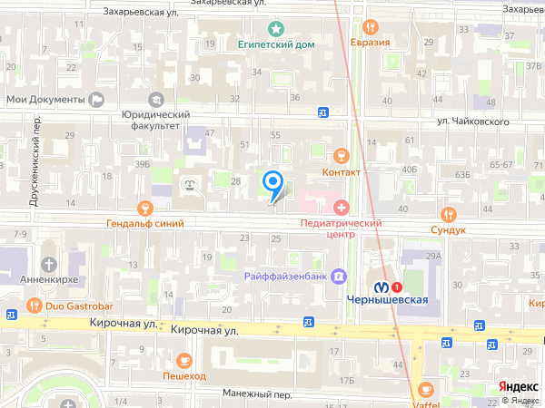 Австерия на карте