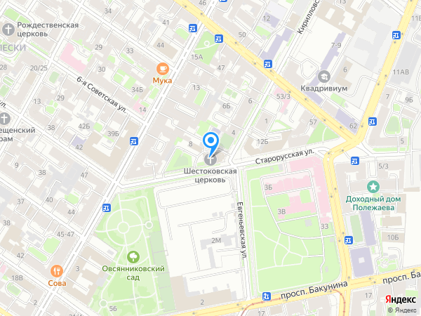 Детский сад 49, Центральный район на карте