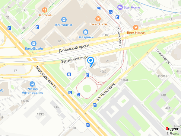 SUN ARENA на карте