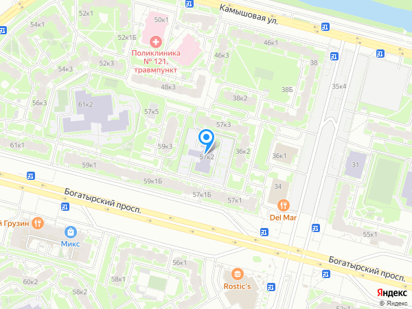 Детский сад 77, Приморский район на карте