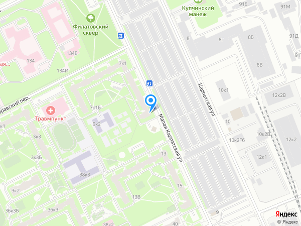 Детский сад 37, Фрунзенский район на карте
