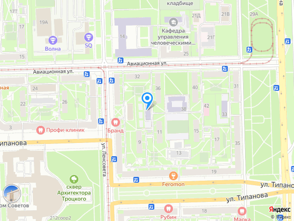 Детский сад 99, Московский район на карте