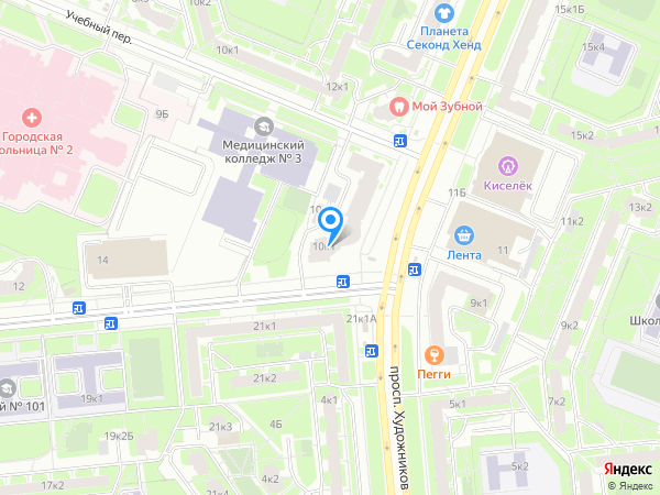 Моя Стрекоза на карте