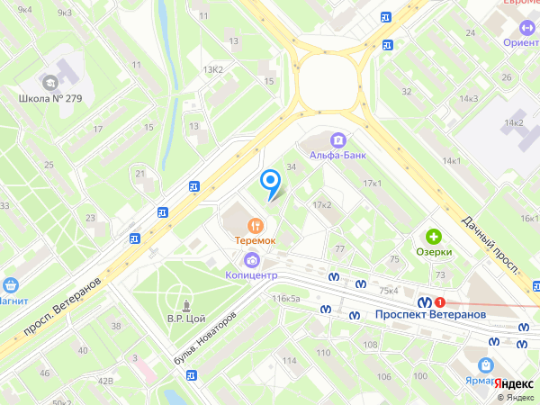 Nova-Linea Gold на карте