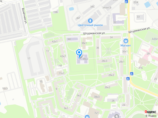 Детский сад 51, Московский район на карте