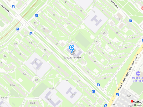 Клуб “Ушу СПб” на карте