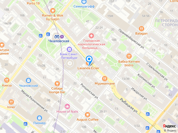Шаурма на карте
