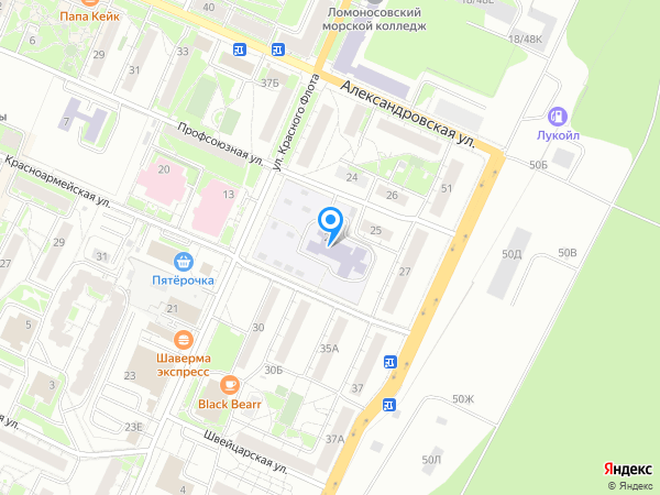 Детский сад 32, Петродворцовый район на карте
