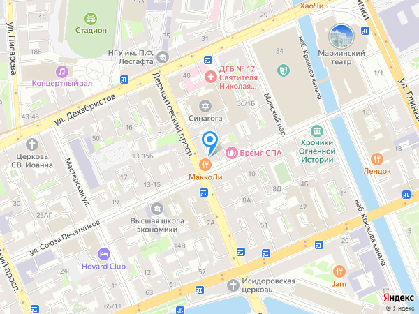 МаккоЛи по адресу Союза Печатников, 9/6 на карте