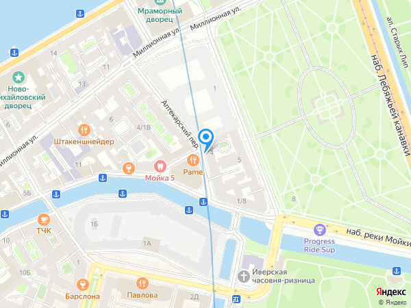 Детский сад 22, Центральный район на карте