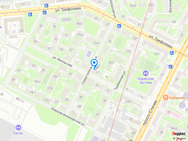 Детский сад 11, Кировский район на карте