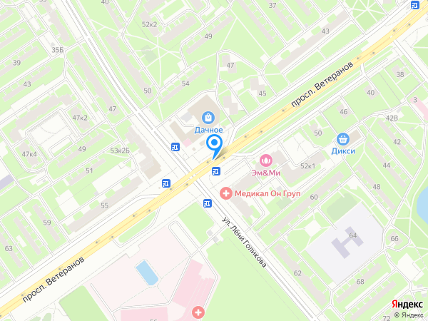 ФОК Газпром на карте