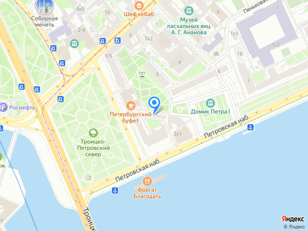 Детский сад 23, Петроградский район на карте