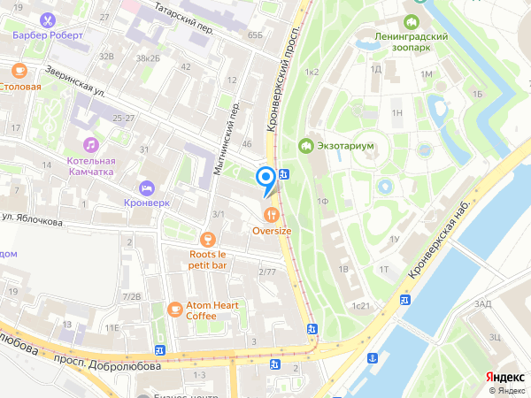 Детский сад 37, Петроградский район на карте