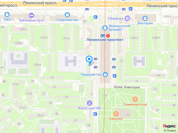 ОНИКС на карте
