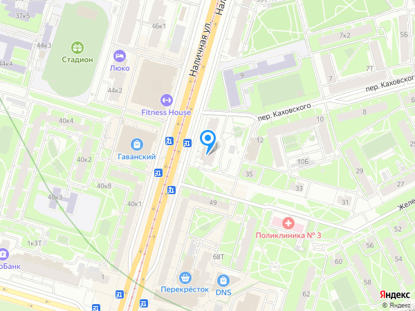 ВТБ 24 по адресу ул. Наличная, д. 51а на карте